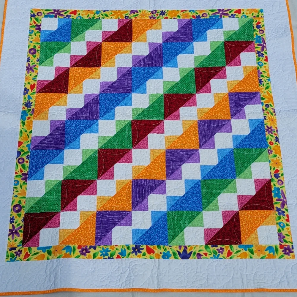Bits & Pieces Small Quilt Multicolor